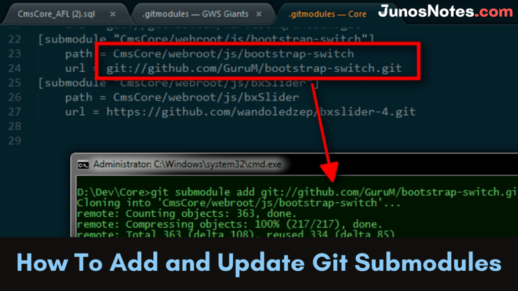 removing git submodule