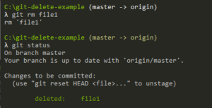 remove commit from master git