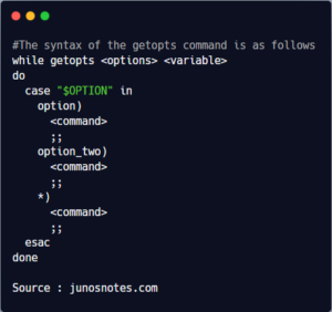 Advanced Bash Scripting Guide – Junos Notes